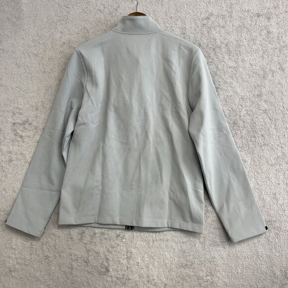 NEW 32 Degrees Heat Men's M Full Zip Windbreaker Jacket Gray Polyester Softshell - Picture 3 of 9